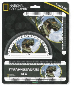 【恐竜】3D定規セット　ナショナルジオグラフィック　ティラノサウルス　18610