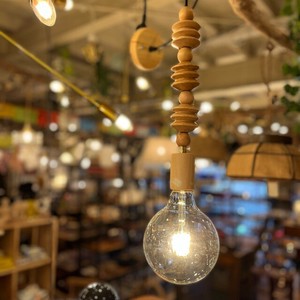 Wood Beads Pendant Lamp Type