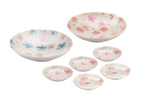【日本製】煌　もてなし揃　箱入り　箱入り　桜柄　春夏秋冬　桜　和皿