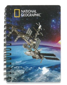 【宇宙】3Dノート（A6サイズ）　ナショナルジオグラフィック　宇宙ステーション　18153