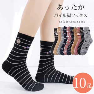 Ankle Socks Socks Ladies' 22cm ~ 24cm 10-pairs