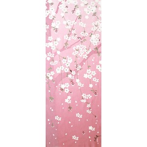 【濱文様】　絵てぬぐい　桜花らんまん　【春の人気者】　(日本製)