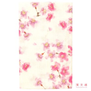 【濱文様】　てぬぐい　ほほえみ桜　【春の人気者】　(日本製)
