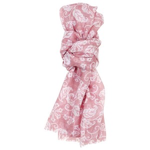 Stole Pink Cotton Stole Made in Japan