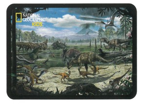 【恐竜】3Dランチョンマット　ナショナルジオグラフィック　恐竜の沼　40132