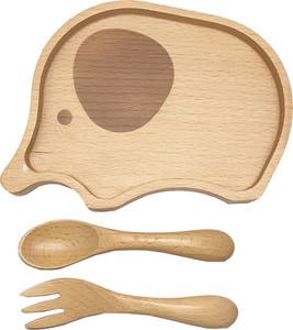 Divided Plate Gift Wooden Presents Congratulation