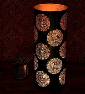 Geometric Patterns Watermark Sharpen Mandala Lamp 39 cm