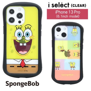 スポンジ・ボブ i select  clear iPhone13Pro対応ケース