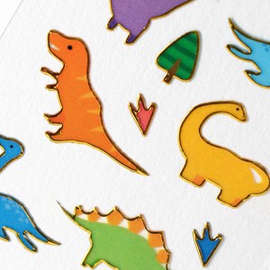 剪贴簿装饰品 恐龙 日本制造