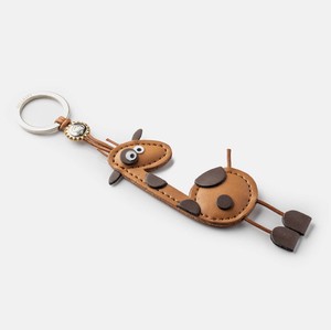 Leather Key Holder Apple Leather Giraffe Collection