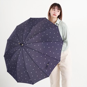 【雨傘】長傘　12本骨パールドット