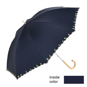 【晴雨兼用傘】長傘　遮光レモン刺繍