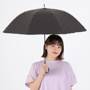 【晴雨兼用傘】長傘　遮光アニマルフリル