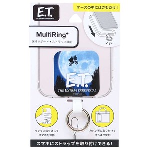 【スマホアクセ】E．T． マルチリングプラス ロゴ