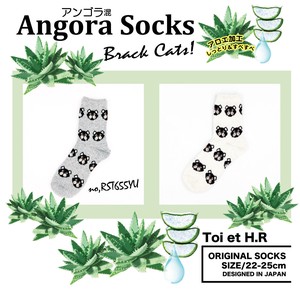 This Season Angola Aloe Processing Cat Socks
