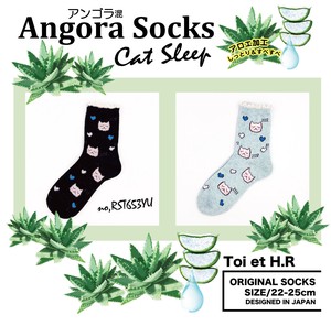 This Season Angola Aloe Processing Sleep Cat Socks