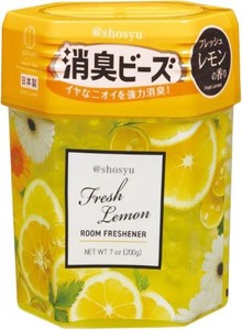 日本製 made in japan アットショウシュウ 消臭ビーズ フレッシュレモン 3951
