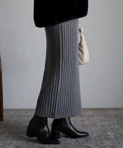 Skirt Tight Skirt Ribbed Knit