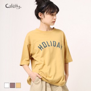 T-shirt cafetty Pullover Pudding Spring/Summer