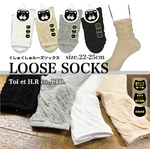 Crew Socks Shirring 5-pairs