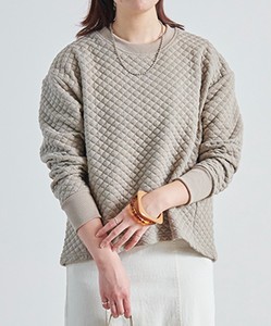 Cut Quilt Cropped Wide Pullover Kilting