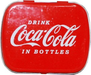 コカ･コーラ　TIN BOX　ミニケース　（RD/IV/BK）