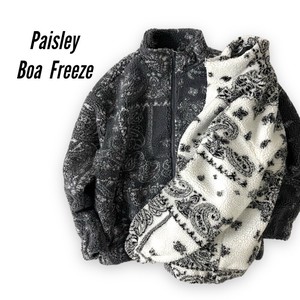Paisley Boa Freeze/ペイズリーボアフリースJK