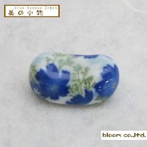 【長期欠品中】美の小物　長玉　箸置　コスモス　美濃焼　日本製
