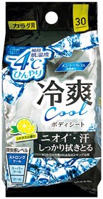 -4℃冷爽クールボディシート 30枚入【国産】