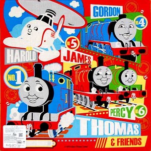 56206 ハンカチ 機関車トーマス レッド 男の子 女の子 子ども 子供用 キャラクター キッズ グッズ