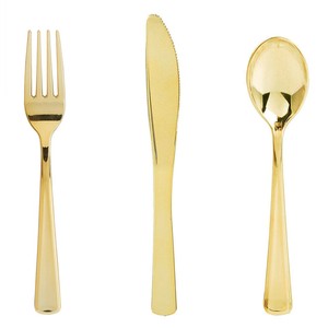 使い捨てプラスチック洋食食器ナイフフォーク YMA1606