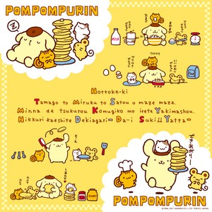 Handkerchief Pancake Little Girls Sanrio Character for Kids Pomupomupurin