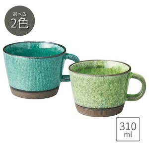 Mino ware Mug Pottery Green Made in Japan