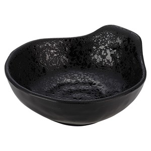 エシカルコレクション[シェルミン]呑水小鉢 黒クリヤータタキ塗  12.1×11.5×5.1cm170cc