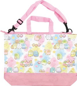 Fastener 2WAY Tote Bag Character Sumikko gurashi Small Birds Pastel Handbag