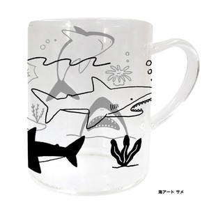 Animal Glass Collection Heat-Resistant Glass Mug Art Shark