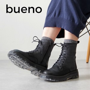 BUENO SHOES ブエノシューズ レースアップクリアソールブーツ【22AW新作】