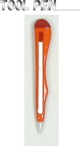 TOOL PEN-カッターRD/工具/カッター型/ボールペン/マグネット/筆記具/文具/事務用品/おもしろ雑貨/