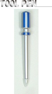 TOOL PEN-ドライバーBL/工具/ドライバー型/ボールペン/マグネット/筆記具/文具/事務用品/おもしろ雑貨/