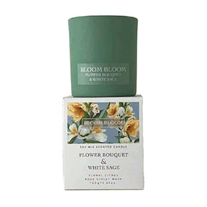 BLOOM BLOOM Scented Candle センティッド キャンドル FLOWER BOUQUET & WHITE SAGE