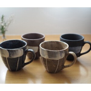Mino ware Cup 2-colors Made in Japan