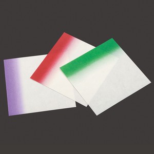 レインボー敷紙(小) 100枚入　【紫/赤/緑】【キッチン】＜日本製＞
