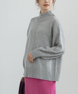 Sweater/Knitwear Knitted High-Neck Rib Ladies Autumn/Winter
