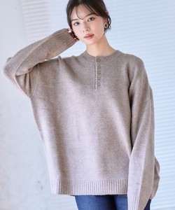 Sweater/Knitwear Oversized Knitted Ladies' Autumn/Winter