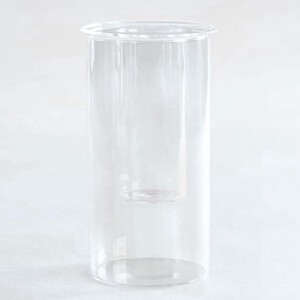 Flower Vase Straight Clear