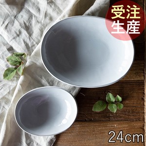 【受注生産】美濃焼 日本製 TAMAKI カラン オーバルボウル24 お皿 陶器 北欧 おしゃれ 食器