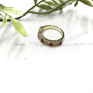 Silver-Based Ring Pink Bijoux Rings Rhinestone
