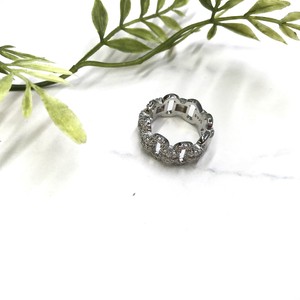 Silver-Based Ring sliver Bijoux Rings Rhinestone