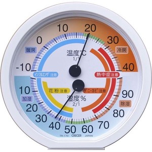CRECER(クレセル) 日本製 温湿度計