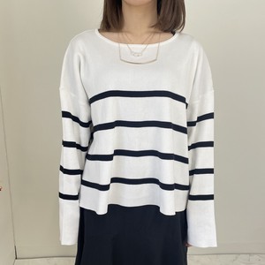 Sweater/Knitwear Nylon Oversized Long Sleeves Spring/Summer Rayon Knit Tops Border